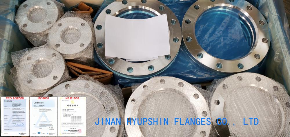 Hyupshin Flanges Supply EN1092-1 TYPE 01 02 05 11 12 13 Steel Flanges 304 316 P245GH P250GH P265GH
