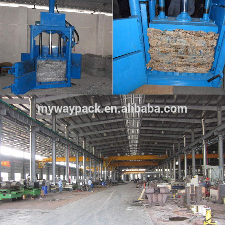 Vertical Plastic Baling Machine