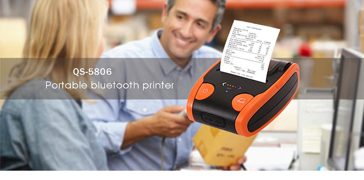 Portable bluetooth printer