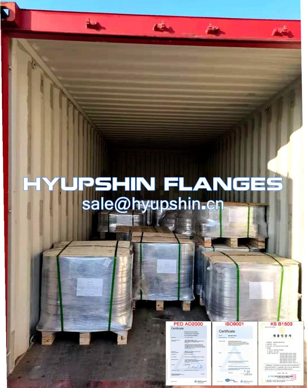 Hyupshin Flanges Export Packages