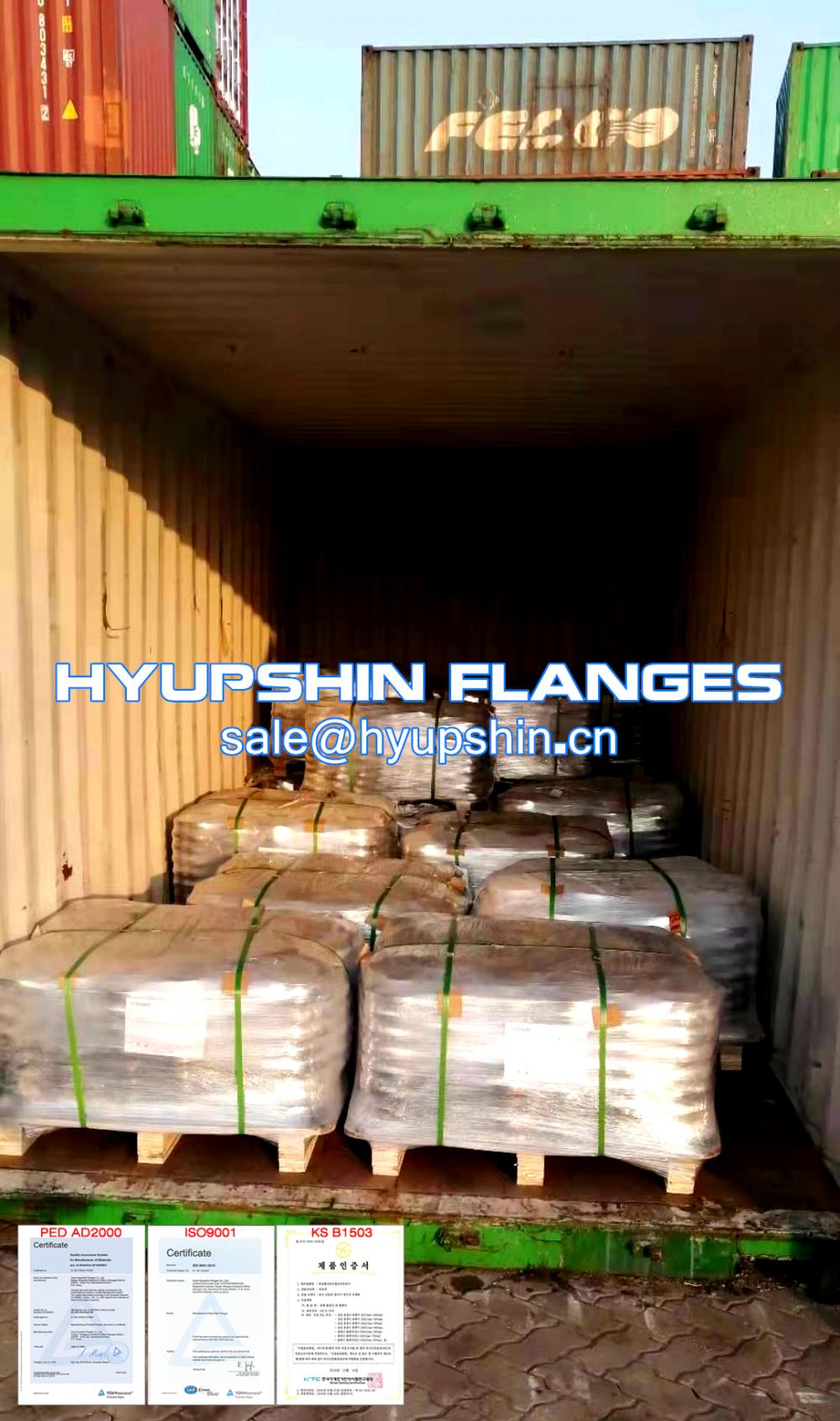Hyupshin Flanges Export Pallets