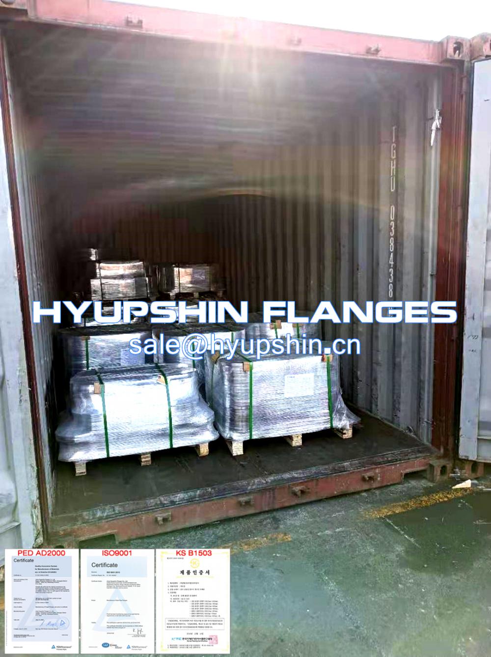 Hyupshin Flanges Export Containers Box Cases
