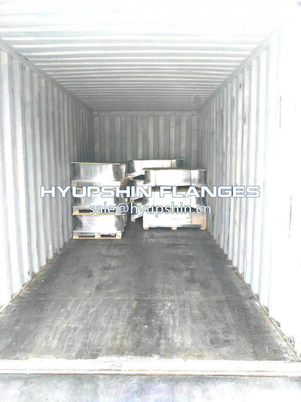 Hyupshin Flanges Export to Czech by Containers