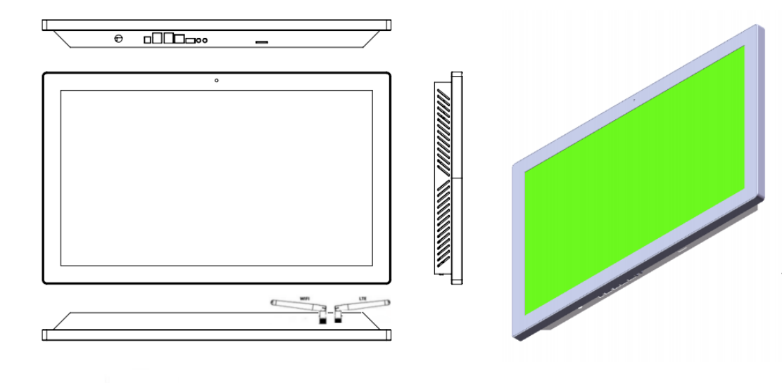 touch screen all in one pc