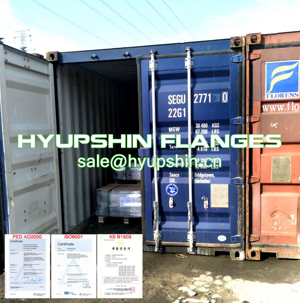 Hyupshin Flanges Export to Qatar