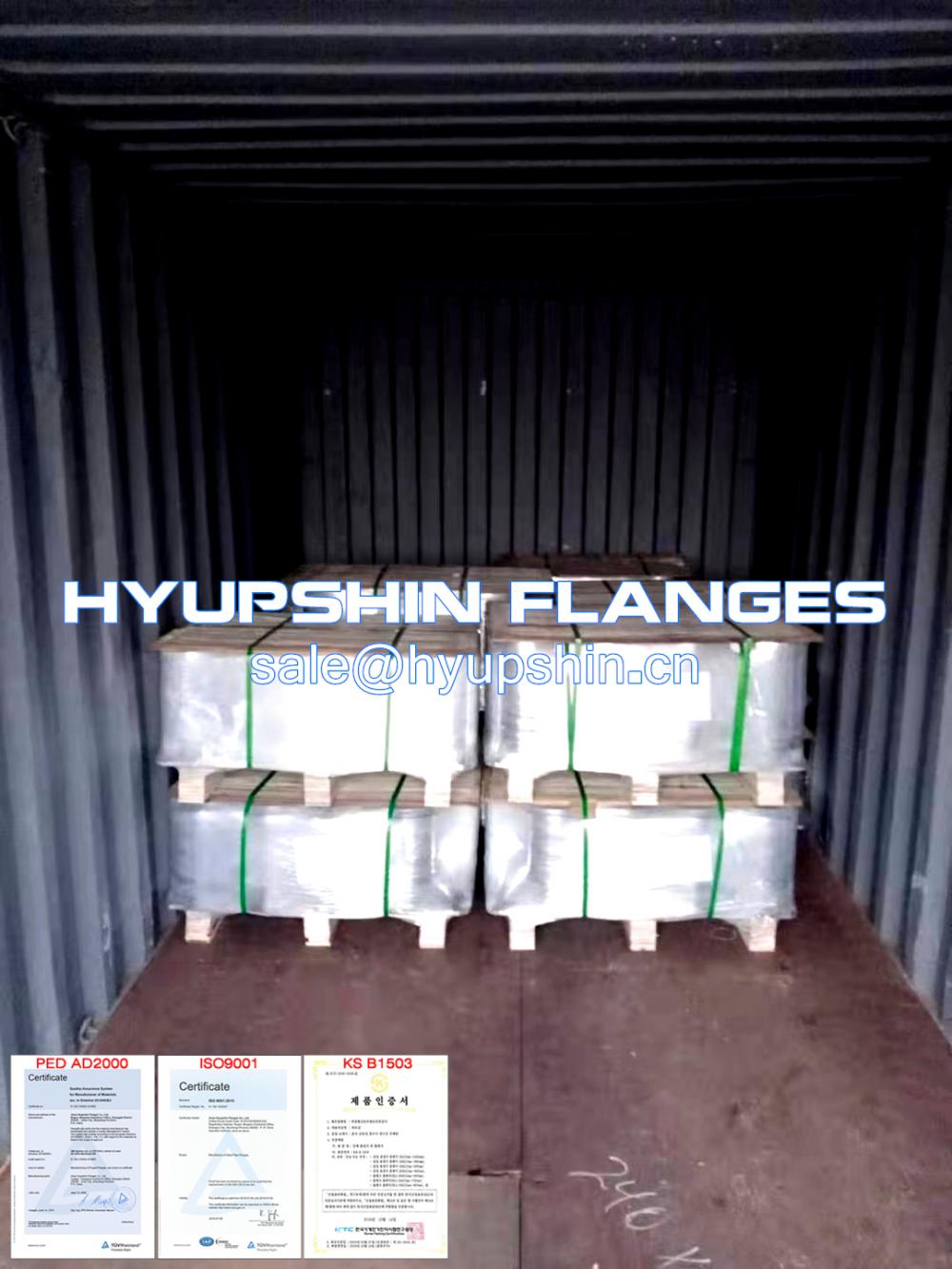 Hyupshin Flanges Export Packing