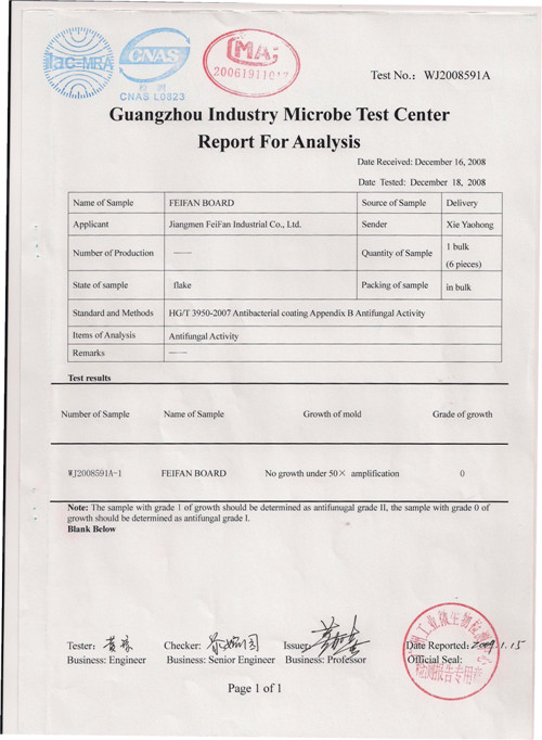 Antifungal coating 2