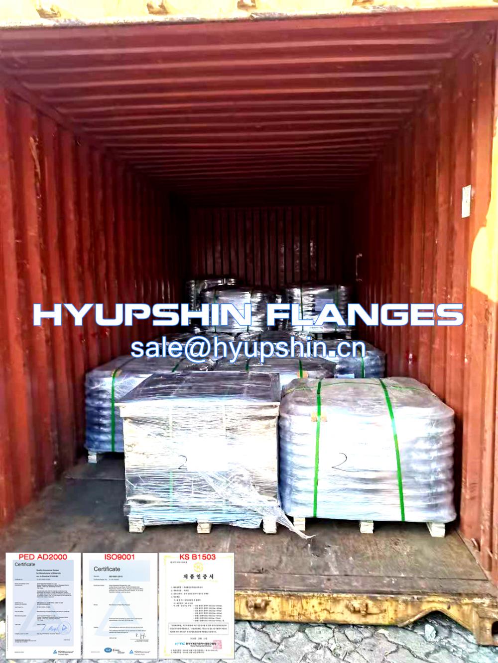 Hyupshin Flanges Export Plywood Box