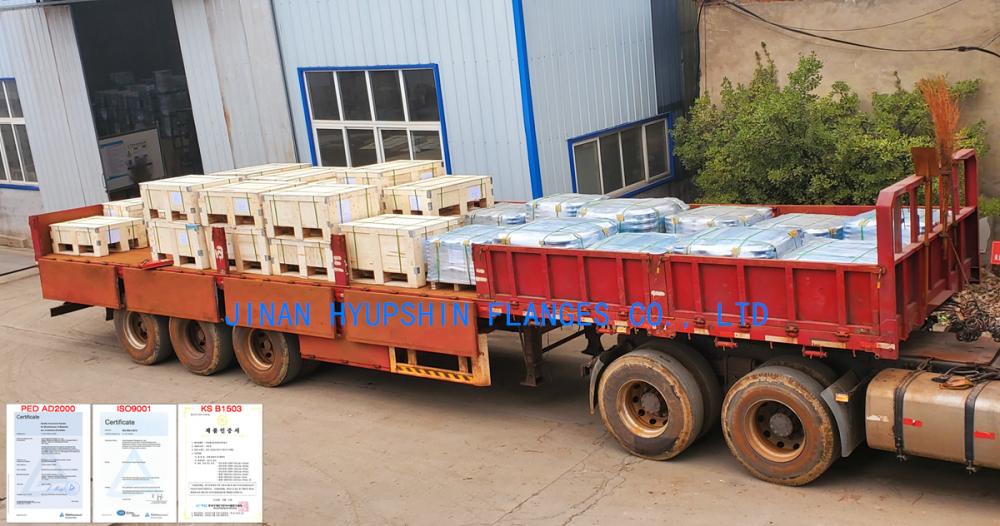 Hyupshin Flanges Transport Flanges to Qingdao Port Every day