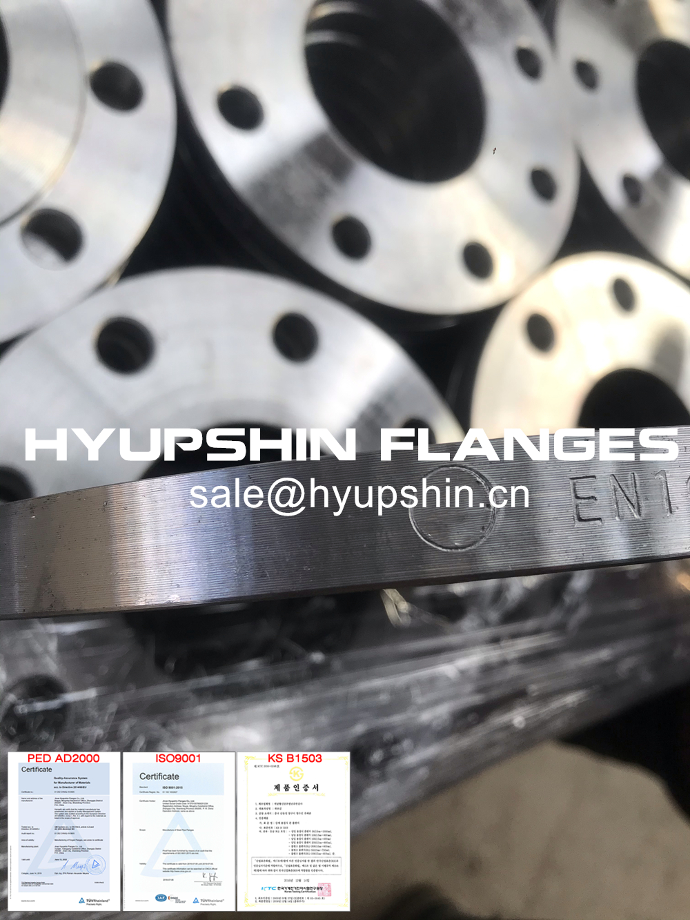 Hyupshin Flanges Produce EN1092-1 Flanges