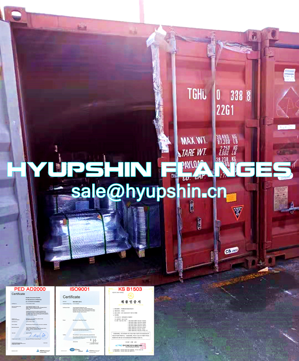 Hyupshin Flanges Export to Hungary