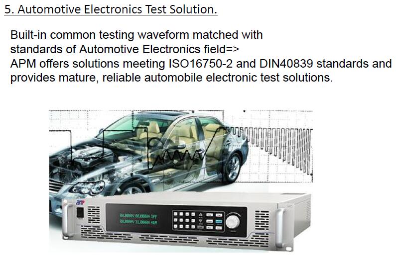 Automotive Electronics Test Solution