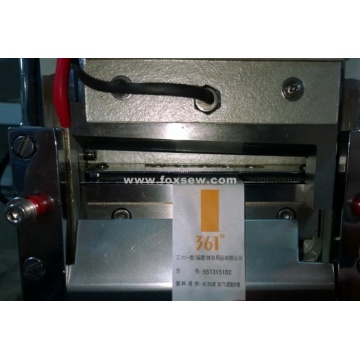 Automatic Cutting Machine for Trademark Cool and Hot Knife