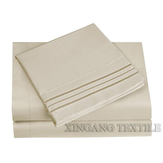 Professional Bedding Sheet Sets Custom Polyester