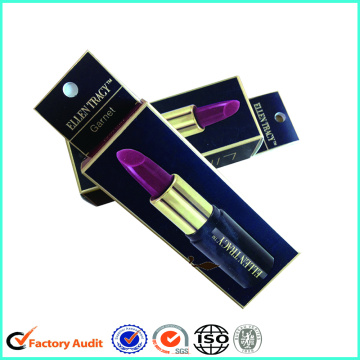 Custom Printed Ivory Board Lipstick Packaging Box