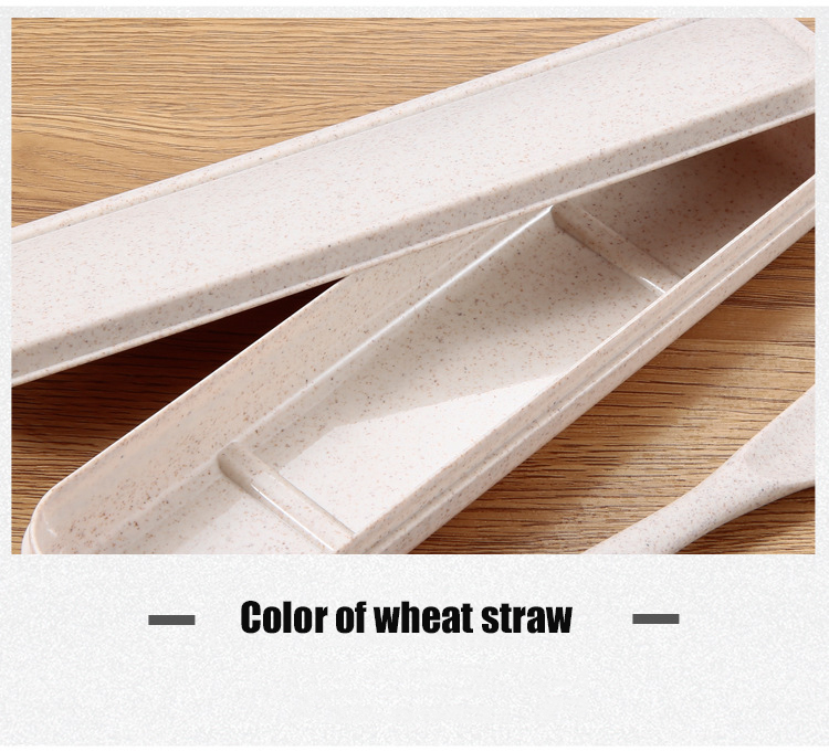 Wheat Straw Spoon Fork Knife Set
