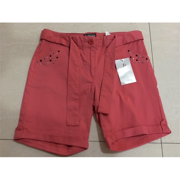 Lady's Casual Pant With Iron Stone