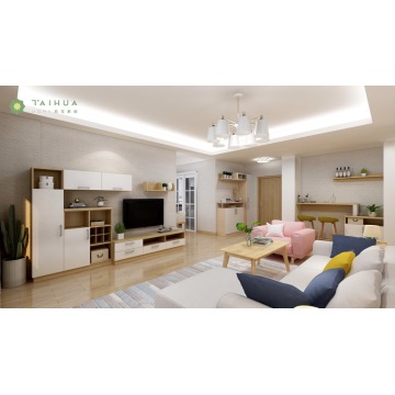 Stylish Modern Living Room Set with Sofa