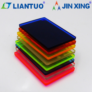 transparent colored acrylic sheets