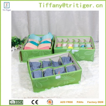 underwear folding storage box bra socks underwear organizer non woven