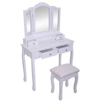 Furniture Vanity Modern Dressing Table with Mirrors