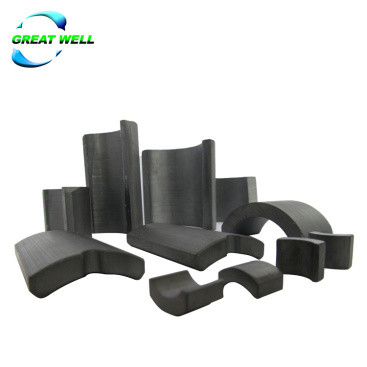 Customized Ferrite Material Arc Magnets for starter motor