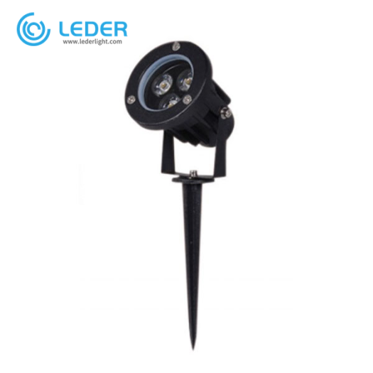 LEDER Aluminum Black Dimmable CREE LED Spike Light