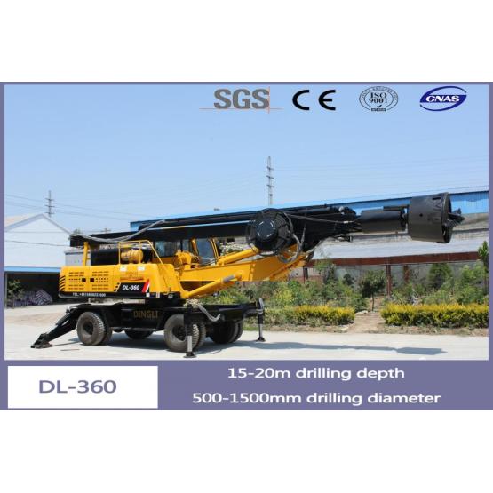 DL-360 20 meter wheeled drilling rig