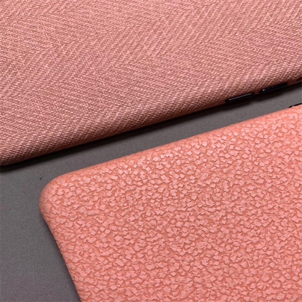 Stone Embossed Hologram Faux Leather for Electronic Package