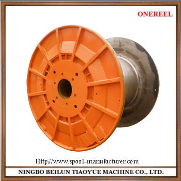 industrial electric fiber optic cable spool