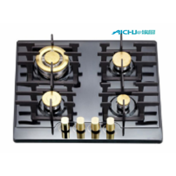 4 Burners Stainless Steel Coloured Gas Hobs
