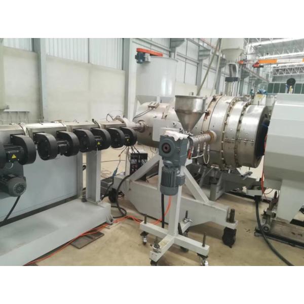 PE water and gas supply pipe extrusion line