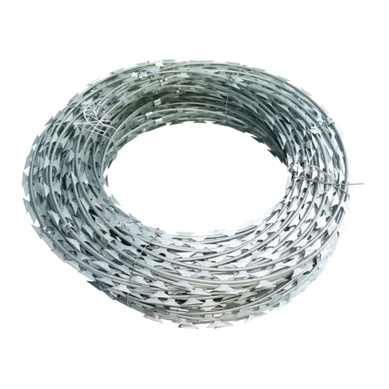 Iron Wire Material Anti-rust razor blade barbed wire