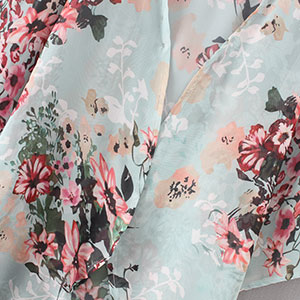 Floral Chiffon Casual Cardigan