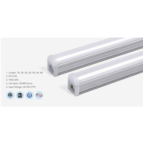 Dimmable Aluminum T5 3000K 8Ft LED Tube Light