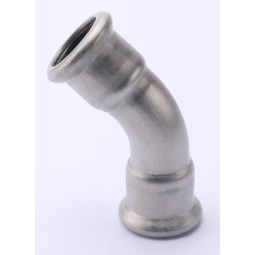 Stainless Steel 45 Degree Equal Elbow Press Fitting