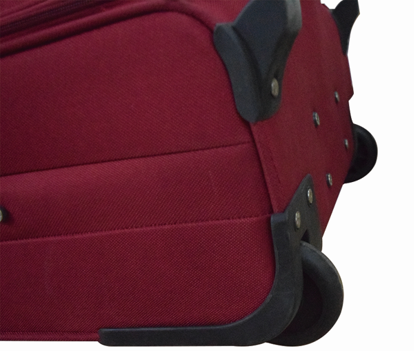 Cloth luggage with stable mute wheels