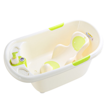 Baby Plastic Bathtub With Thermometer And Bathbed