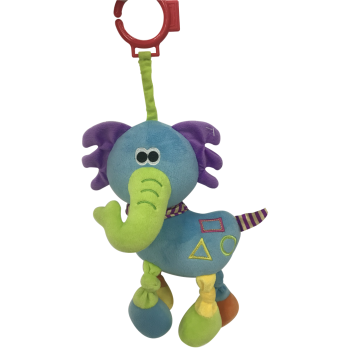 Blue Elephant Hammock Baby Toy