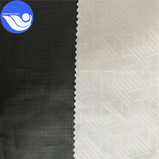 Embossed Polyester Taffeta Fabric Simple Style Design