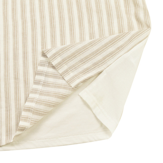 wholesale vintage washed workout drop shoulder casual pima cotton women shirts custom printing