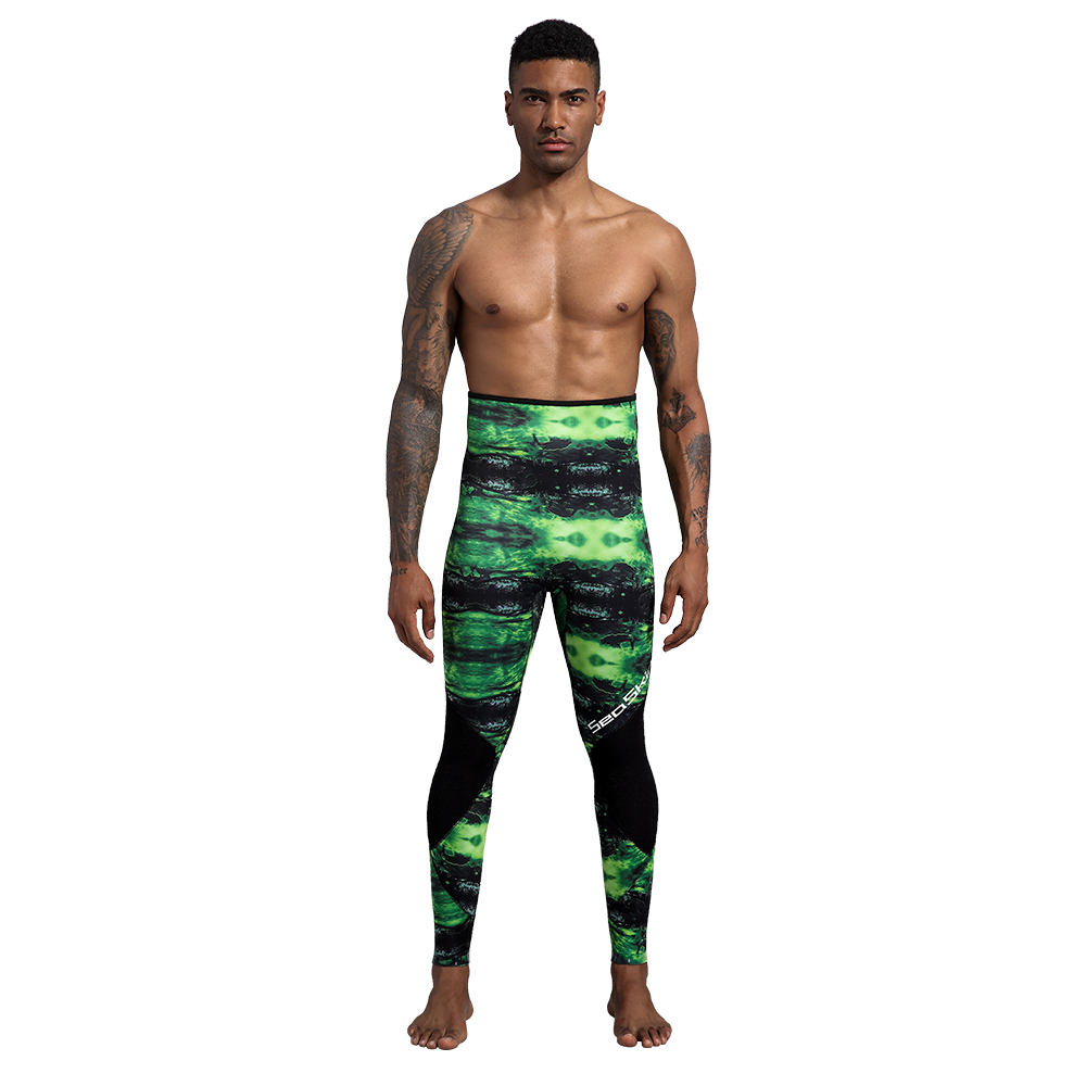 Seaskin Two Pieces Camo  Spearfishing Suit