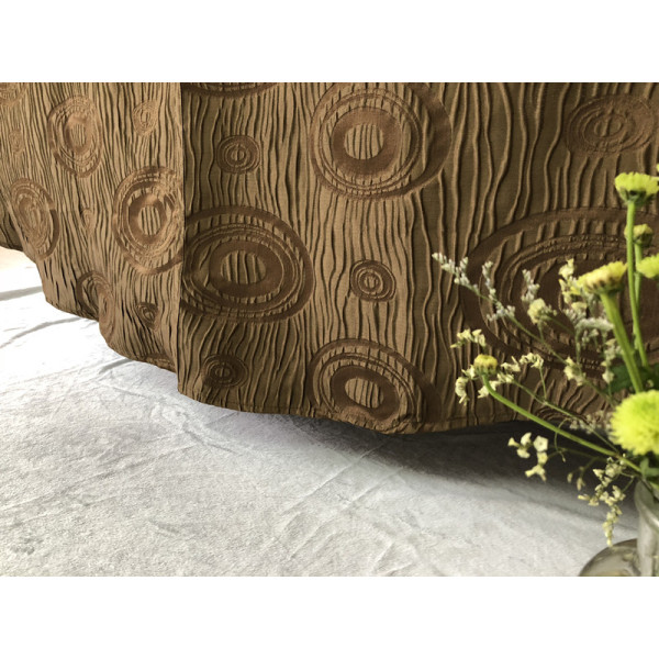 2018 Best Popular Classic New Design Brown Jacquard Table Cloth