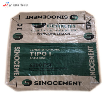 50kg pp plastic white cement bag