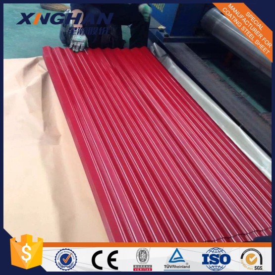 Color Coated Galvanized Steel Corrugated Roofing Sheet Roll