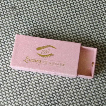 Custom glitter drawer eyelash package box