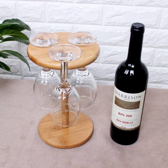 Eco -Frieddly Bamboo Wine Holder