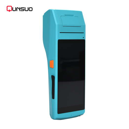 Handheld PDA barcode scanner with built in printer