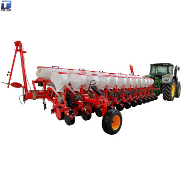 Tractor pto mounted air-suction precision 12 row seeders