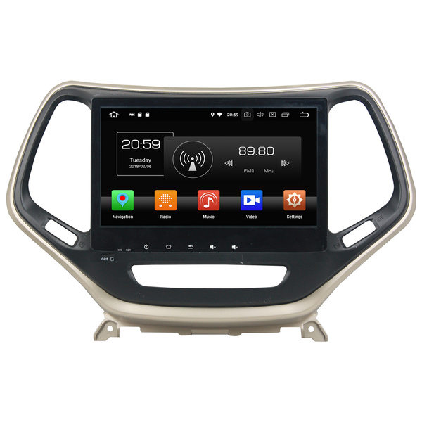 car multimedia system with gps for Cherokee